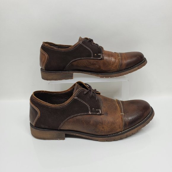 Bed Stu Repeal Leather Cap Toe Oxfords